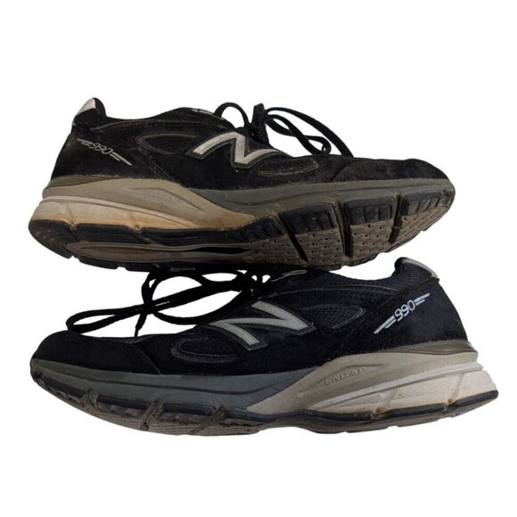 New Balance 990v3 Mens Black Running Shoes Size 9.5 - Picture 6 of 9